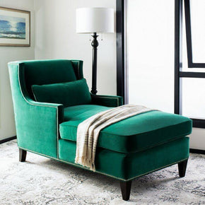 Relax Long Chair with Beaded Borders on Top, Bottom, and Sides