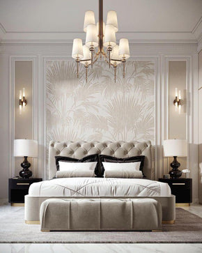 King Size Tufted Bed with Built-in Storage – Premium Upholstered Design