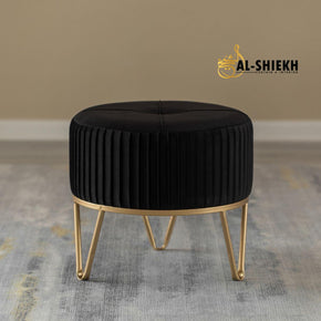 Fancy Stool with MS Frame – Stylish & Sturdy Seating