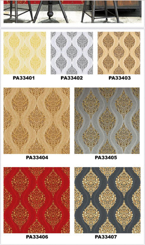 Chinese 3D Wallpaper – Long Bunch Design, Washable, Available in 7 Colors