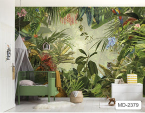 3D Green Leaf Wall Picture – Waterproof Vinyl Flex Paper