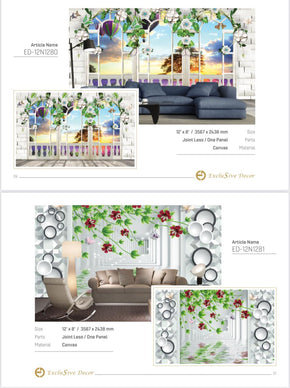 Washable Wall Picture on Canvas Paper – Durable & Stylish Decor