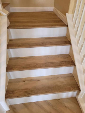 Wood Floor Tiles – Matte Finish, Light Brown Color