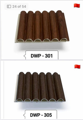 Fluted Wall Panel – Round Design | 8" x 114", 25mm Thickness | 10+ Colors Available